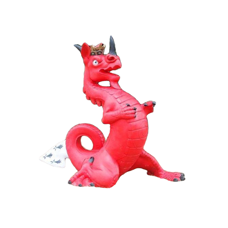 Natur Foam 3D Ziel Roter Drache