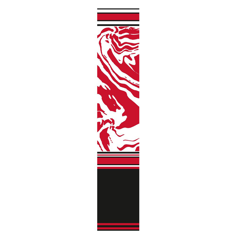 Bearpaw Arrow Wrap Zebra Red, White Bearpaw Arrow Wrap Zebra Red, White