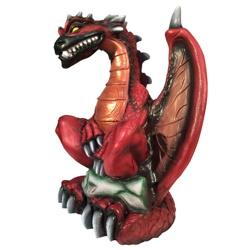 MM Crafts 3D Ziel Großer Drache Rot