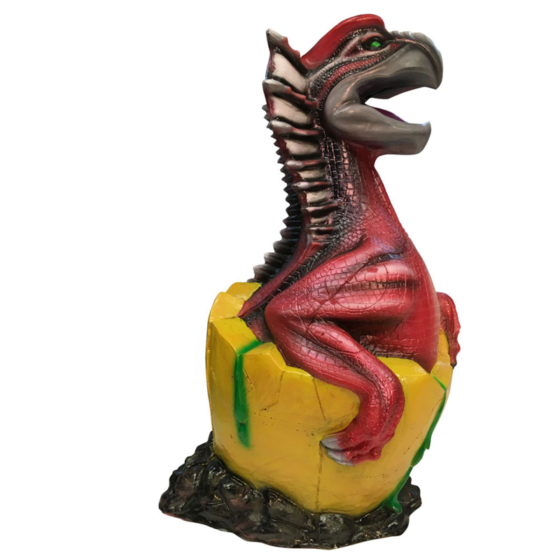 MM Crafts 3D Ziel Baby Drache Rot