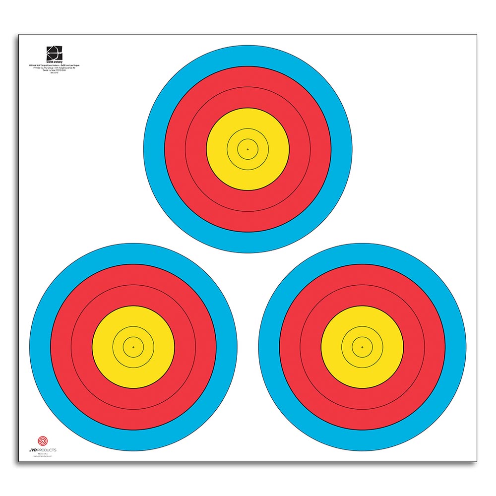 JVD Zielscheibenauflage FITA 3x20cm Las Vegas