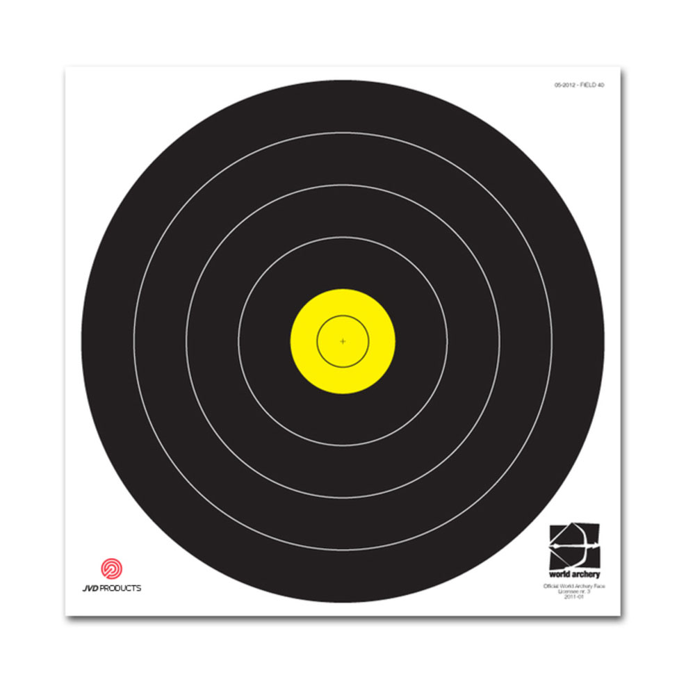 Zielscheibenauflage Feld 40 cm 250 Stück