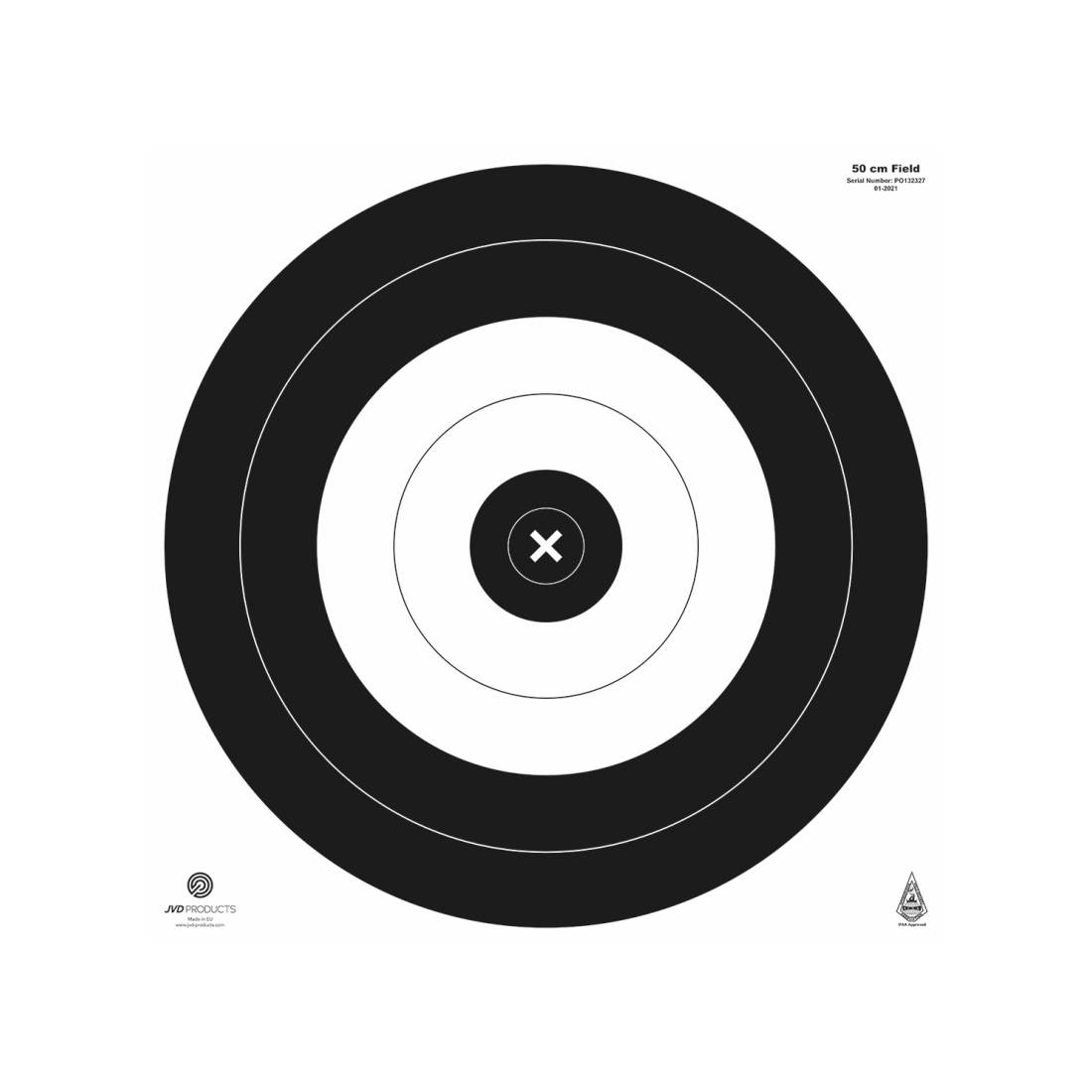JVD Zielscheibenauflage IFAA Feld - 50cm