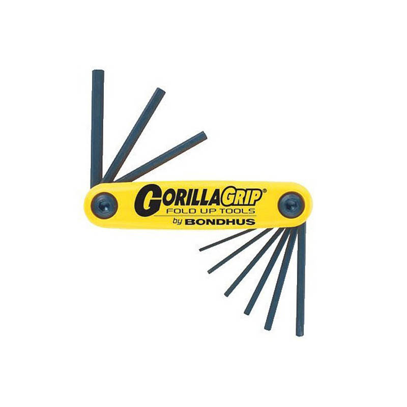 Bondhus "GorillaGrip" inbus set (inches) small