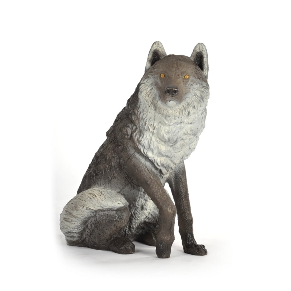 Franzbogen 3D Ziel Sitzender Wolf