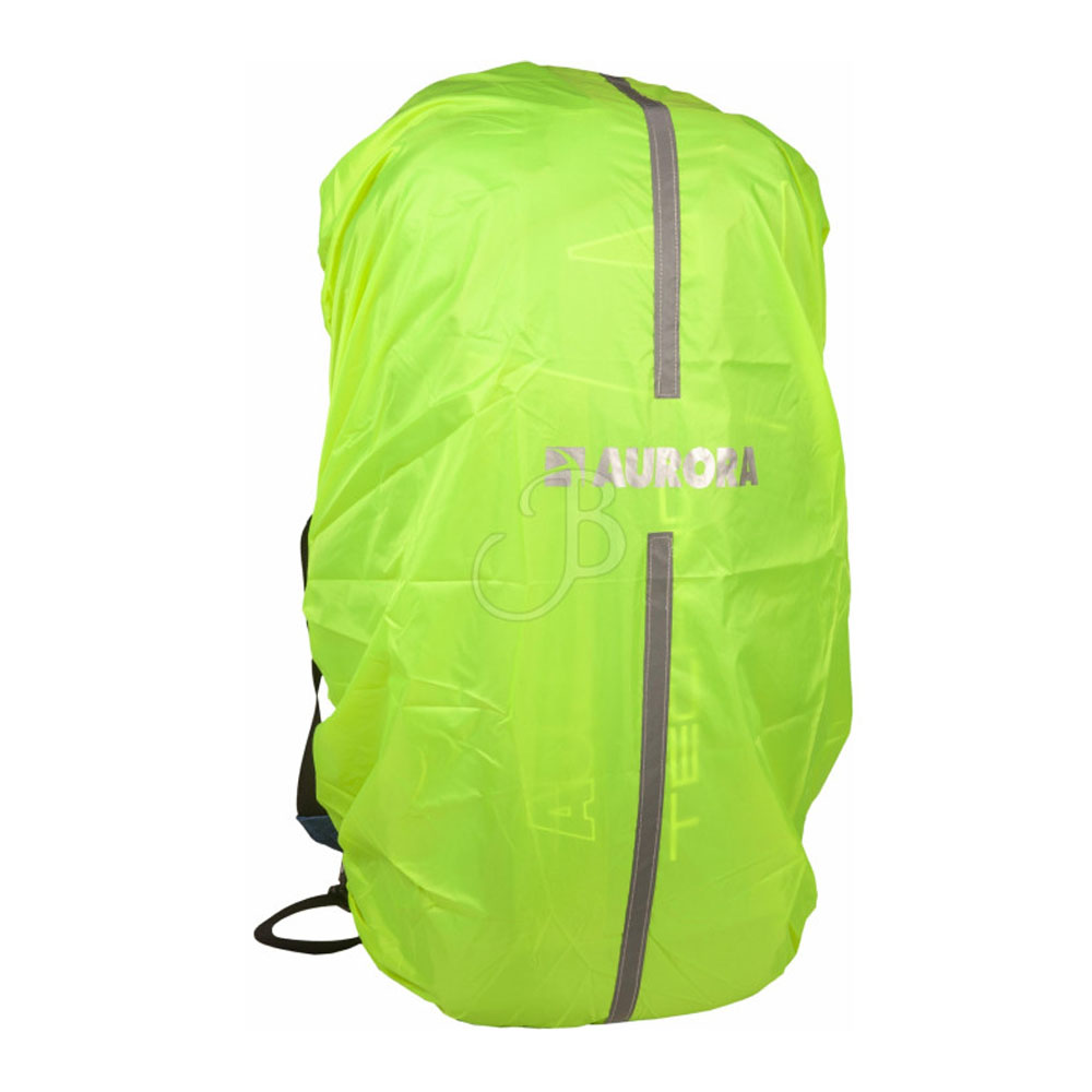 rugzak, fahrtenrugzak, reflecterend, helder geel, zijdige ritssluiting