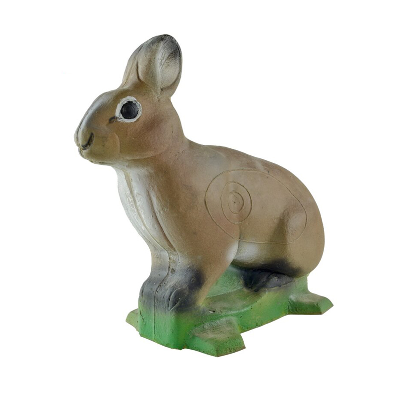 Natur Foam 3D Ziel Sitzender Kaninchen 29x34