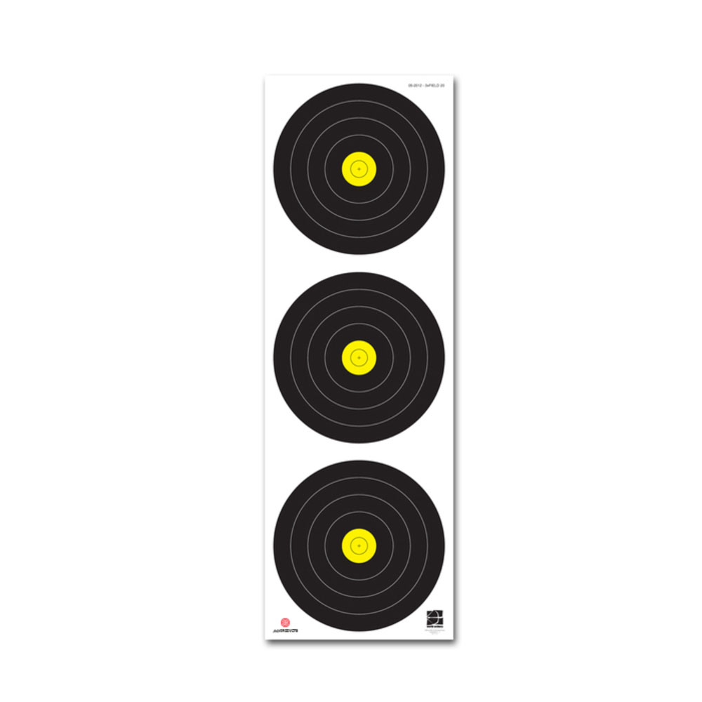 JVD Zielscheibenauflagen Feld 3x20cm Vertical - 250 Stk