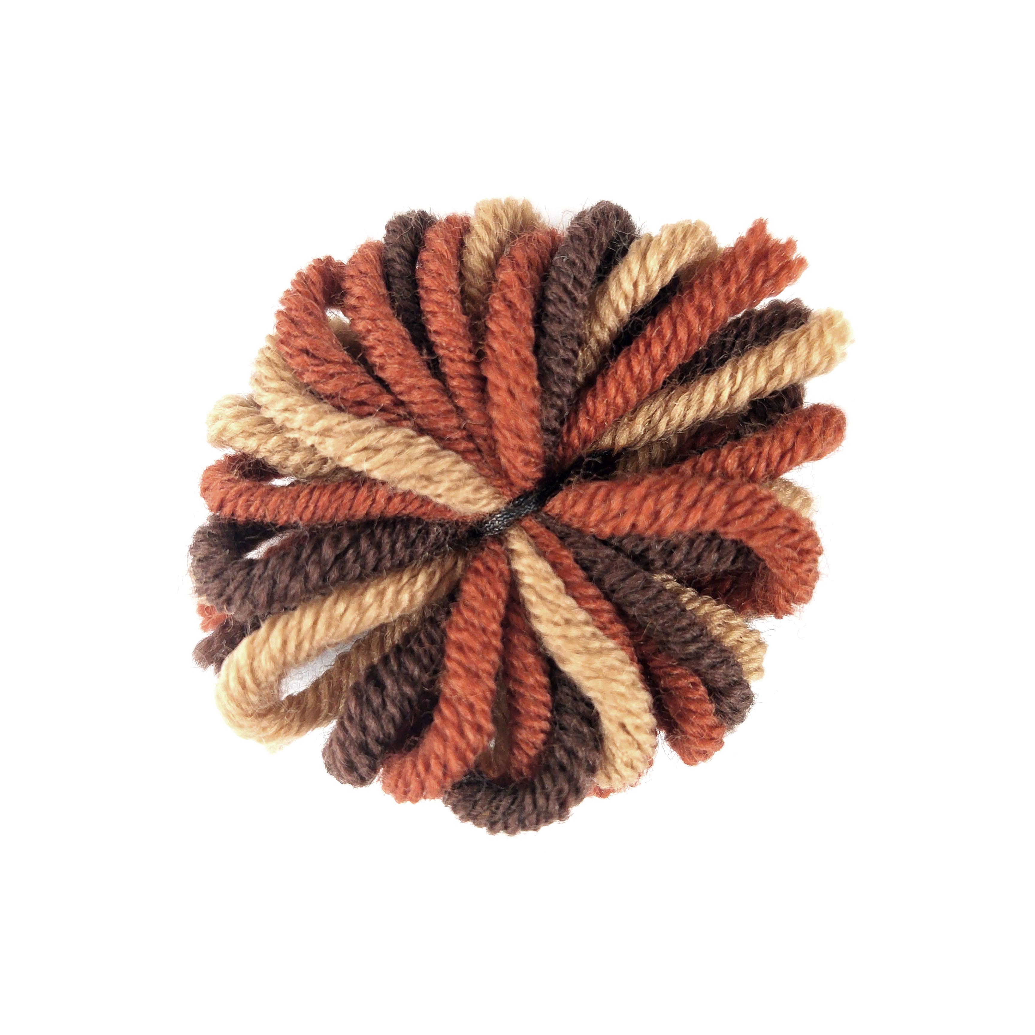 touwkoord, pompon, multicolor, braid, stoffen haring