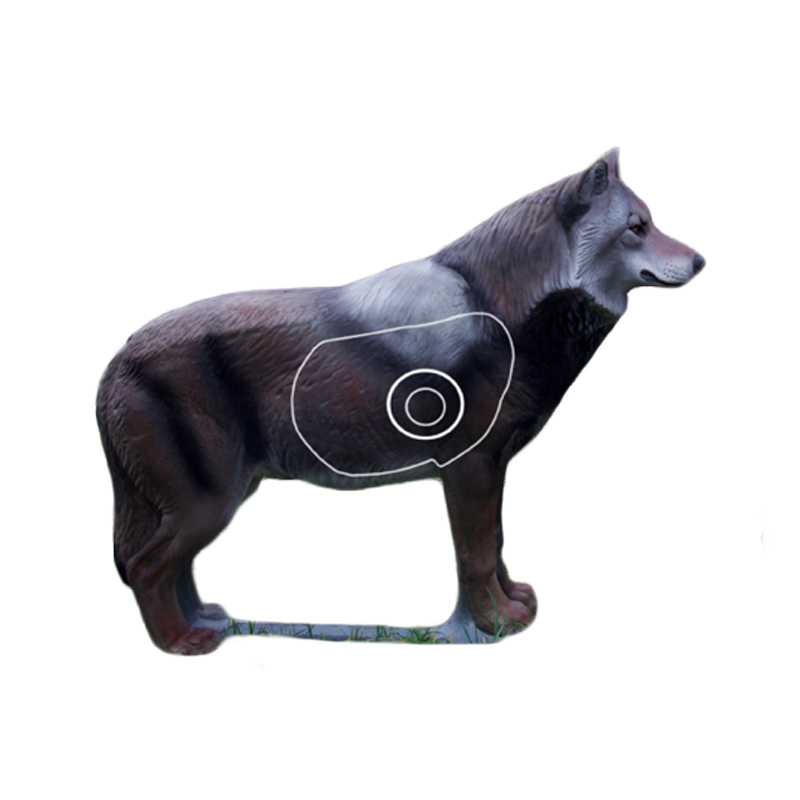 Natur Foam 3D Ziel Stehender Wolf